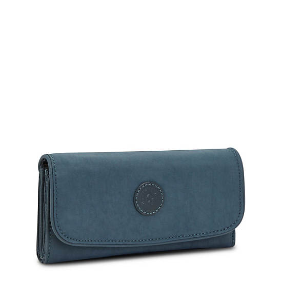 Kipling Money Land Snap Wallet Lommebok Marineblå Grå | NO 1024FD